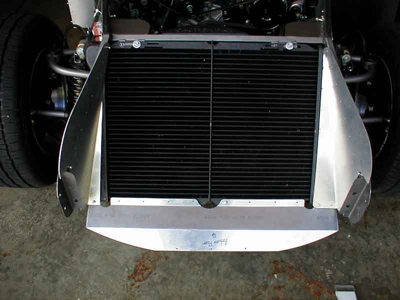 Aluminium Radiator Installation Any Pictures of Radiator Aluminum Install. | Factory Five Racing Forum